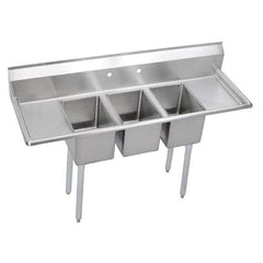 ELKAY - Stainless Steel Sinks Type: Scullery Sink Outside Length: 58 (Inch) - Top Tool & Supply