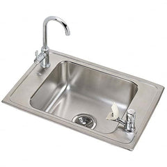 ELKAY - Stainless Steel Sinks Type: Drop In Sink Outside Length: 25 (Inch) - Top Tool & Supply