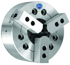 3-Jaw Power Chuck; 6 inch; Direct Mount A2-5 - Top Tool & Supply