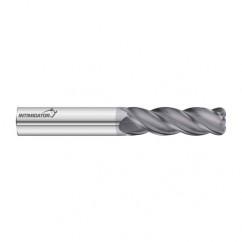 1" Dia. x 6 Overall Length 4-Flute .060 C/R Solid Carbide SE End Mill-Round Shank-Center Cut-FC18 - Top Tool & Supply