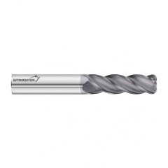 1" Dia. x 6 Overall Length 4-Flute .060 C/R Solid Carbide SE End Mill-Round Shank-Center Cut-FC18 - Top Tool & Supply