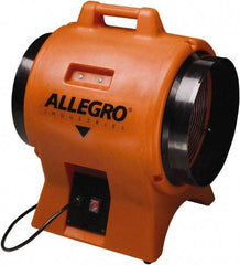 Allegro - 12" Inlet, Electric AC Axial Blower - 1 hp, 2,180 CFM (Free Air), 230 Max Voltage Rating - Top Tool & Supply