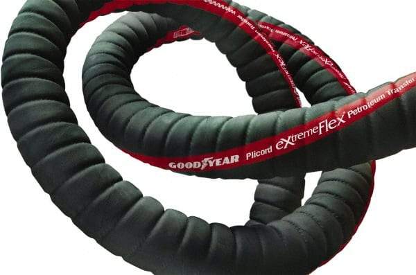 Continental ContiTech - 3" ID x 3-1/2" OD, 100' OAL, Pex Petroleum Transfer Hose - 200 Max Working psi, -40 to 200°F, 3" Bend Radius, Black - Top Tool & Supply