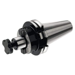 Iscar - DIN69871-40 Taper Shank 32mm Pilot Diam Shell Mill Holder - 60mm Flange to Nose End Projection, 66mm Nose Diam, Through-Spindle & DIN Flange Coolant - Exact Industrial Supply