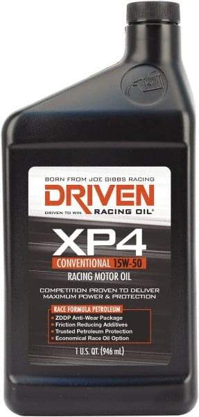 Joe Gibbs Driven Racing Oil - 1 Quart Conventional Racing Oil - Grade 15W-50 - Top Tool & Supply