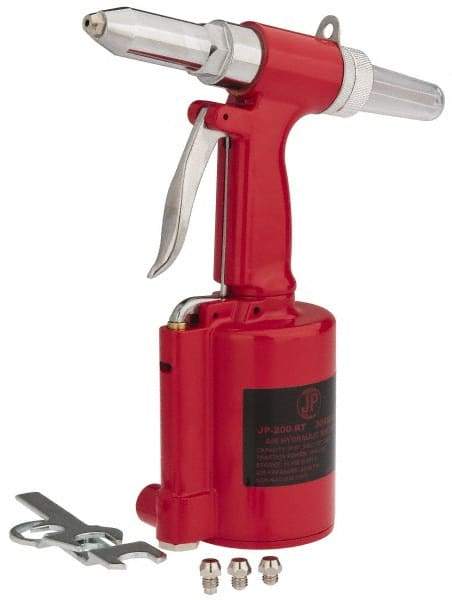 PRO-SOURCE - 3/32, 1/8, 5/32 & 3/16" Capacity, Air Riveter - 4 CFM, 14mm Long Stroke, 1/4 NPT Inlet - Top Tool & Supply