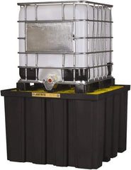 Justrite - 372 Gallon Sump Polyurethane IBC Pallet - 55 Inch Long x 55 Inch Wide x 37-1/2 Inch High, 1 Tote, 9,000 Lbs. Load Capacity, Fork Liftable - Top Tool & Supply