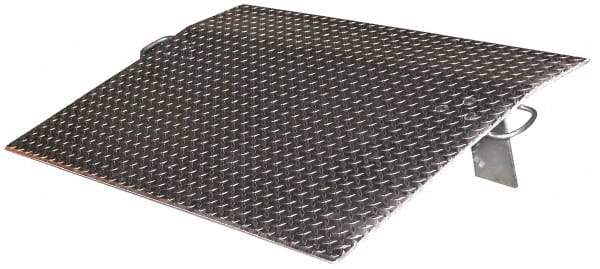 Vestil - 4,100 Lb Aluminum Dock Plate - 30" Long x 48" Wide x 4" High - Top Tool & Supply