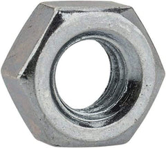 Value Collection - M6x1.00 Metric Coarse Steel Right Hand Hex Nut - 10mm Across Flats, 5mm High, Hot Dipped Galvanized Finish - Top Tool & Supply