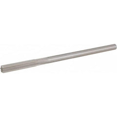 Hertel - 0.435" High Speed Steel 6 Flute Chucking Reamer - Top Tool & Supply