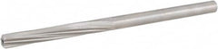 Hertel - #12 High Speed Steel 6 Flute Chucking Reamer - Top Tool & Supply