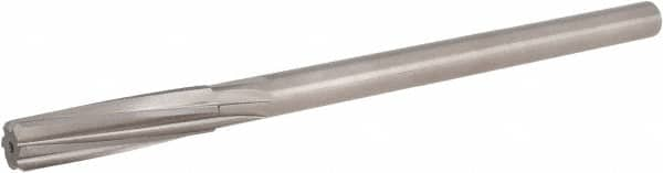 Hertel - 1/2" High Speed Steel 6 Flute Chucking Reamer - Top Tool & Supply