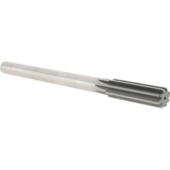 Hertel - 0.755" High Speed Steel 8 Flute Chucking Reamer - Top Tool & Supply