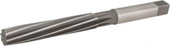 Hertel - 1/2" Diam, Straight Shank, 3" Flute, Hand Reamer - Top Tool & Supply