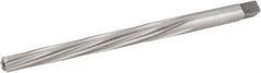 Hertel - #3 Pin, 0.2294" Diam, 0.1813" Small End, 15/64" Diam Straight Shank, 2-5/16" Flute, Taper Pin Reamer - Top Tool & Supply