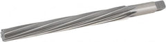 Hertel - #12 Pin, 1.05" Diam, 0.842" Small End, 3/4" Diam Straight Shank, 10" Flute, Taper Pin Reamer - Top Tool & Supply