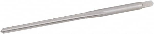 Hertel - #7/0 Pin, 0.0666" Diam, 0.0497" Small End, 5/64" Diam Straight Shank, 13/16" Flute, Taper Pin Reamer - Top Tool & Supply