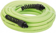 Legacy - 3/8" ID x 0.61" OD 25' Long Multipurpose Air Hose - MNPT x MNPT Ends, 300 Working psi, 150°, 1/4" Fitting, Green - Top Tool & Supply