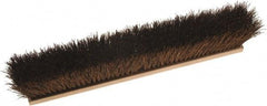 O-Cedar - 24" Rough Surface Palmyra Push Broom - 4" Bristle Length, Wood Block, Threaded Handle Connection, Handle Sold Separately - Top Tool & Supply