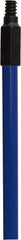 O-Cedar - 60 x 1" Fiberglass Squeegee Handle - Threaded Connection, Blue - Top Tool & Supply