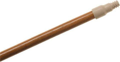 O-Cedar - 60 x 1" Wood Squeegee Handle - Threaded Connection, Tan - Top Tool & Supply