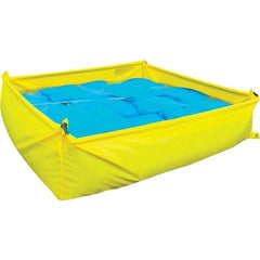 UltraTech - 48" Long x 14" High x 48" Wide Staging Pool - Yellow Polyethylene, For Spill Containment - Top Tool & Supply