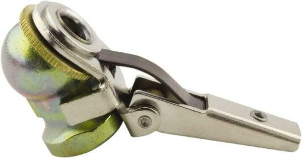 Milton - 150 Max psi Closed Check Zinc Air Chuck - Clip On Chuck, 1/4 FNPT - Top Tool & Supply