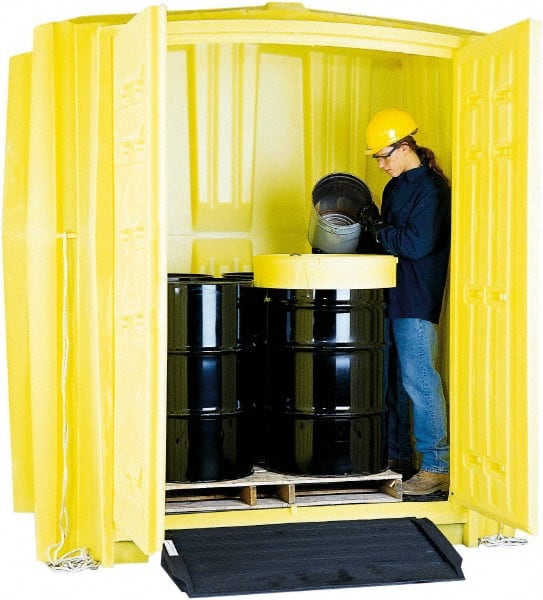 Enpac - Drum Storage Units & Lockers Type: Drum Storage Locker Number of Drums: 8 - Top Tool & Supply