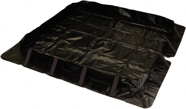 Collapsible Berms & Pools; Sump Capacity (Gal.): 748.0 gal (US); Spill Capacity: 748.0 gal (US); Length (Feet): 10.00; Width (Feet): 10.00; Height (Feet): 1.00; Color: Black; Sump Capacity: 748.0 gal (US)