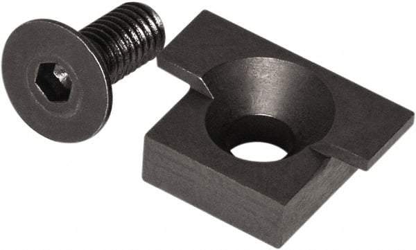 Raptor Workholding - 2 Piece Vise Jaw Plate - Steel, 1/2" Long - Top Tool & Supply