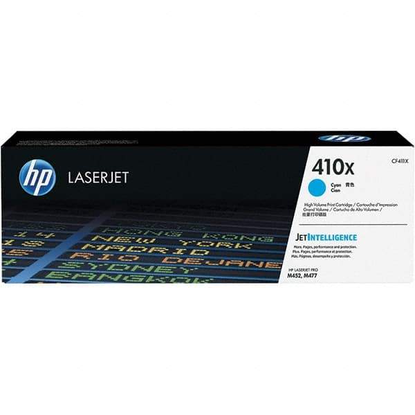 Hewlett-Packard - Cyan Toner Cartridge - Use with HP Color LaserJet Pro M452dn, M452dw, M452nw, MFP M377dw, M477fdn, M477fdw, M477fnw - Top Tool & Supply