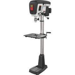 Jet - 15" Swing, Step Pulley Drill Press (Woodworking) - 16 Speed, 3/4 hp, Single Phase - Top Tool & Supply