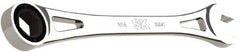 SK - 9/16" 6 Point Combination Wrench - 9.44" OAL, Steel, Full Polish Finish - Top Tool & Supply