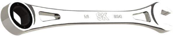 SK - 5/8" 6 Point Combination Wrench - 10.38" OAL, Steel, Full Polish Finish - Top Tool & Supply