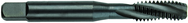 1/2-20 Dia. - GH3 - 3 FL - Premium HSS - Black Oxide Semi Bottoming Spiral FL Tap - Top Tool & Supply