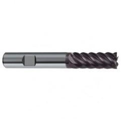 6mm Dia. - 57mm OAL - 45° Helix Firex Carbide End Mill - 6 FL - Top Tool & Supply