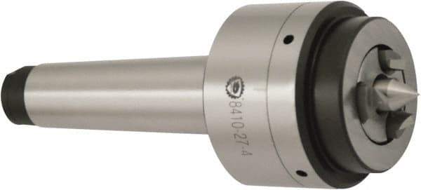 Bison - 4MT Mount, 2.25 to 1.97" Clamping Diam, Centered Pin Face Driver - 1.181" Min Turning Diam, Hydraulic Face Driver Actuation - Top Tool & Supply