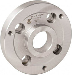 Bison - Adapter Back Plate for 5" Diam Bison Set-Tru Lathe Chucks - A1/A2-5 Mount, 35mm Through Hole Diam - Top Tool & Supply