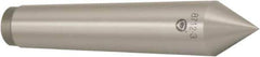 Bison - 1.24" Head Diam, Standard Point Solid Dead Center - 4MT Morse Taper, 14mm Point Diam - Top Tool & Supply