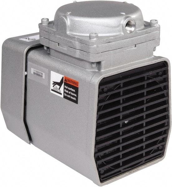 Gast - Diaphragm-Type Vacuum Pumps Horsepower: 1/8 Cubic Feet per Minute: 1.60 - Top Tool & Supply