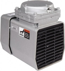 Gast - Diaphragm-Type Vacuum Pumps Horsepower: 1/8 Cubic Feet per Minute: 1.60 - Top Tool & Supply