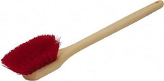 O-Cedar - 2" Bristle Length, Polypropylene Utility Scrub Brush - 20" Long x 3" Wide Head, 20" OAL, Red, Plastic Block - Top Tool & Supply