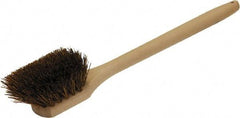 O-Cedar - 2" Bristle Length, Palmyra Utility Scrub Brush - 20" Long x 3" Wide Head, 20" OAL, Beige, Wood Block - Top Tool & Supply