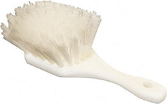 O-Cedar - 2" Bristle Length, Nylon Utility Scrub Brush - 9" Long x 3" Wide Head, 9" OAL, White, Foam Block - Top Tool & Supply