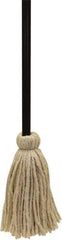 O-Cedar - White Deck Mop - 20" Long x 3-1/2" Wide Head, 48" Long Handle, Cotton Head - Top Tool & Supply