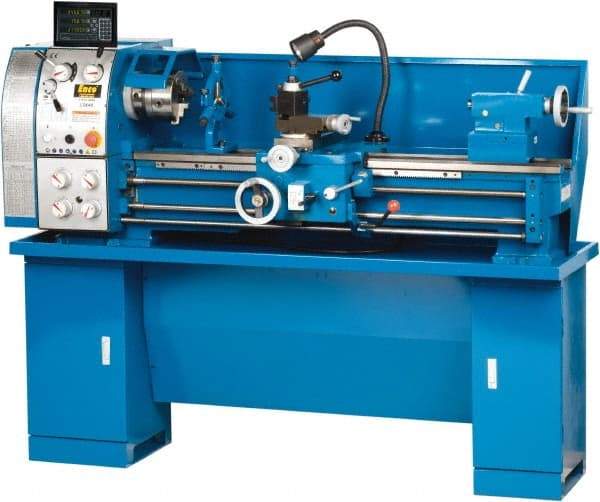 Enco - 13" Swing, 40" Between Centers, 220 Volt, Single Phase Bench Lathe - 5MT Taper, 1-1/2 hp, 65 to 1,810 RPM, 1-1/2" Bore Diam, 750mm Deep x 580mm High x 1,676mm Long - Top Tool & Supply