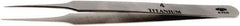 Aven - 4-1/4" OAL 4 Precision Tweezers - Tapered Shanks with Beveled Edges, Honed, Sharp Points - Top Tool & Supply