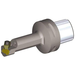 Kennametal - Insert Style NG 2R, 100mm Head Length, Left Hand Cut, Internal Modular Threading Cutting Unit Head - System Size PSC63, 13mm Center to Cutting Edge, Series Top Notch - Top Tool & Supply