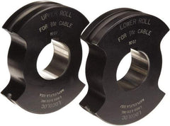 Loos & Co. - 5/16" Straight Shank Terminal Roll Crimping Die - Metal/Black - Top Tool & Supply