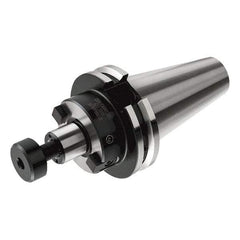 Iscar - CAT50 Taper Shank 3/4" Pilot Diam Shell Mill Holder - 5-1/2" Flange to Nose End Projection, 1.772" Nose Diam, Through-Spindle & DIN Flange Coolant - Exact Industrial Supply